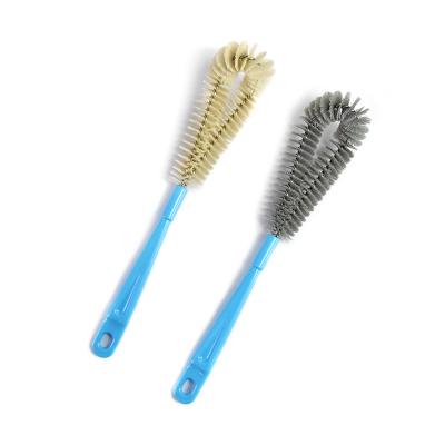 China Viable Wholesale Customization Kitchen Cylindrical Nylon Cleaning Brushes For Bowls Dish Pots for sale