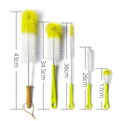 China Sustainable Wholesale Promotional Soft Wool Stiffens Bottle Brush for sale