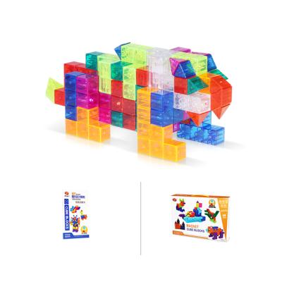 China BLOCKS WITH MAGNETS Yongjun 68pcs Hot Selling Magnetic Building Blocks Building Set Educational Toys for sale