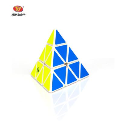 China Toy YongJun educational children's brains play guanlong twists magic cubes puzzle triangular cube toys for sale