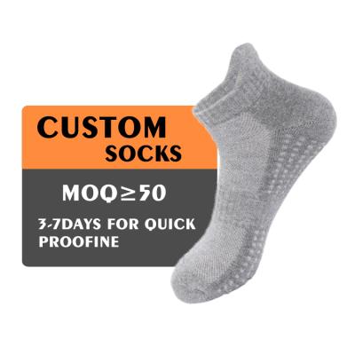 China XINQI OEM/ODM QUICK DRY winter thickened combed cotton sports pure color stocking cut stocking shock absorption socks wholesale calcetin for sale