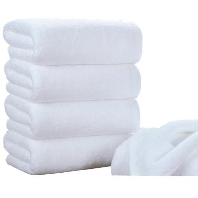 China Viable Hot Selling White Shower Towels For Hotel Luxury Custom Face Sets Quality White Towel for sale