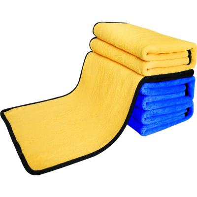 China Super Absorbent 800gsm Microfiber Car Cleaning Towel Hypoallergenic for sale