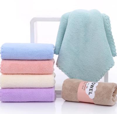 China Wholesale Kid Safe Micro Fiber Logo Washer Clean Towels Organic Custom Microfiber Face Towel For Home Or Gym Use for sale