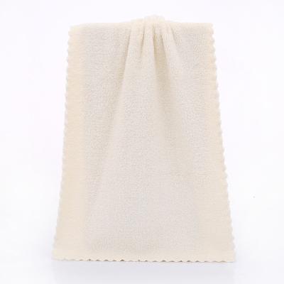 China Custom Washable Face Cloth White Face Towels Child Safe Washing for sale