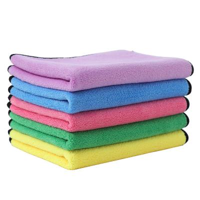 China 40x40 40 60 Quick Dry Microfiber Microfiber Towel Car Wash Towel Sustainable Cleaning Cloth Double Side 40x40 40 60 for sale