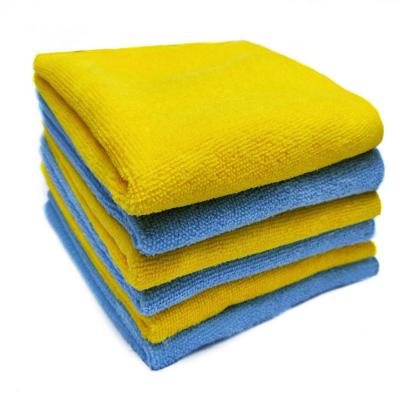 China Car cleaning custom size 300gsm microfiber edgeless towel for car wash car polishing towel 40x40 40x60 for sale