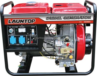 China 5.0kva portable diesel generator with LA188 474cc diesel engine LDG6500CLE for sale