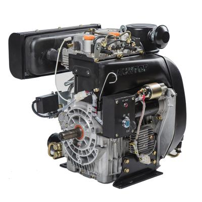 China 2019 Low Price 2 Cylinder Air Cooled China Marine Diesel Engine for sale