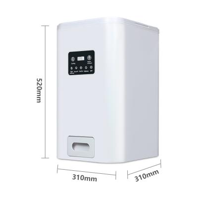 China New Arrival Freshness Keeping 5Kg 3L Clear Acrylic Grain And Dry Food Hopper Wall Mounted Split Cereal Rice Dispenser-20 Kg Dispenser for sale