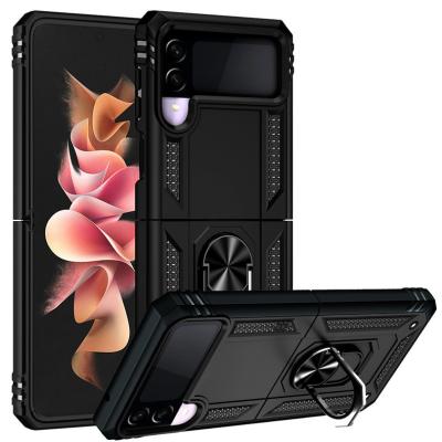 China Shockproof for Samsung galaxy z fold3 Flip4 mobile phone case car bracket drop-proof sheath for sale