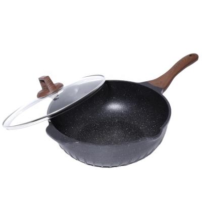 China Factory Price Durable Japanese Style Aluminum Alloy Maifan Multifunctional Stone Nonstick Frying Pan for sale