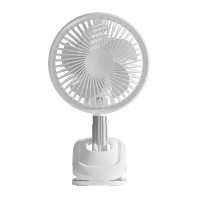 China CUT 2022 New Product Personal Fan Clip On Battery Fans Multicolor Portable Rechargeable Swivel Fan for sale