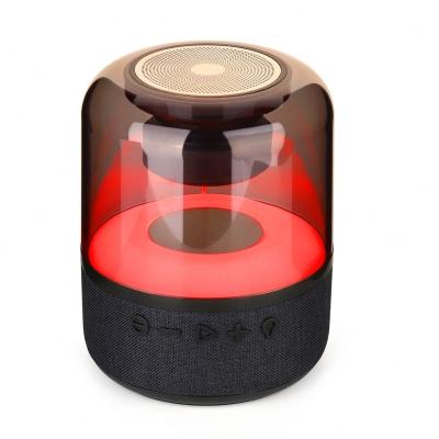 China Crystal Bluetooth Speaker Led Atmosphere Visual Transparent Light Calling High Fidelity Bluetooth Stereo For Speaker Professional 2.1 Channel for sale