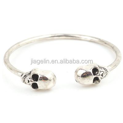 China New 925 Sterling Silver Jewelry Cuff Devil's Head Bangle Bracelet Romantic Women for sale