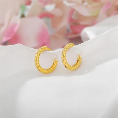 China FASHIONABLE simple geometric flower car full of female wild earring stainless steel earrings gypsophila earrings for sale