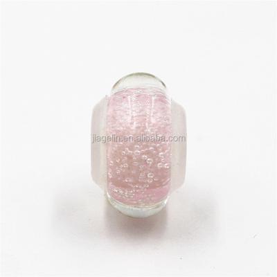 China Crystal Wholesaler Glass Bead Silver /Copper Core Ocean Glass Bead Jewelry Making Charm for sale