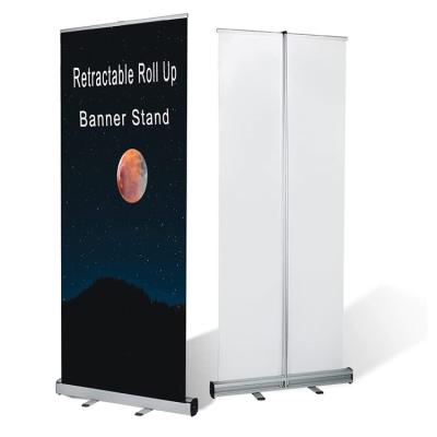 China Diy Waterproof Professional Custom Portable Plastic Steel Roll Up Fabric Banners Base for sale