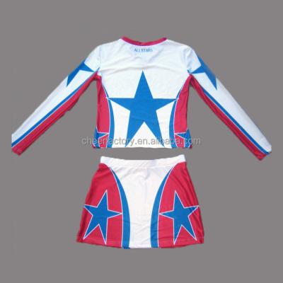 China sublimation printing uniforms sublimation printing cheerleading apparel for sale