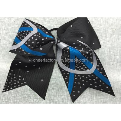 China Fabric Alibaba Express Various Color Design Hair Bows Cheerleading for sale