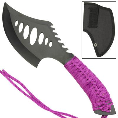 China Outdoor Fashion Camping Ax Hunting Ax With Nylon Paracord Tomahawk Whipping Rope for sale