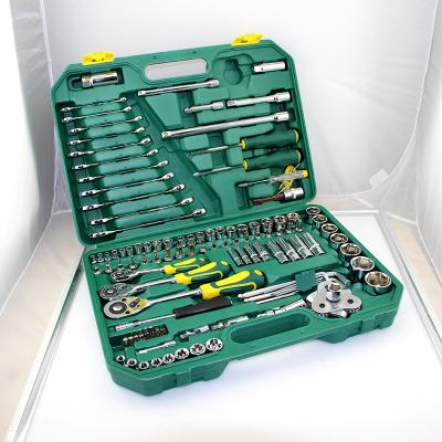 China Household Tool Kit Factory 121 Socket Set Hand Tool Household, Automotive Tools Ratchet Wrench Set for sale