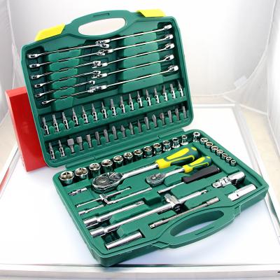 China 78pcs Household Tool Kit Auto Repair Tool Kit Socket Set,China Supplier Drive Socket Wrench Set,DIY Tools for sale