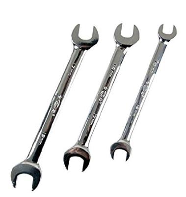 China Carbon Steel 17mm*19mm Double Open End Wrenches Tool for sale