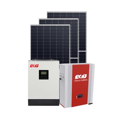 China High Quality 2021 ESG Home Solar Electricity Generating System Solar Panel Inverter, Lithium Battery Power Energy Storage System for sale