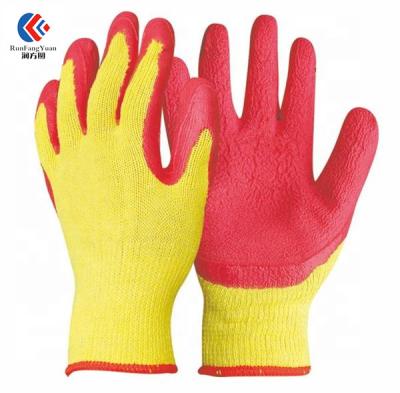 China Cheap Anti-smash Cotton Lining Latex Gloves for sale