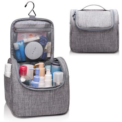 China Large Capacity Bathroom Hanging Travel Toiletry Kit Organizer Nylon Bag for sale