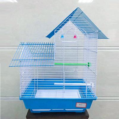 China Breathable China Made Elaborate Bird Cages Antique Iron Bird Cage Large Pet Cage A207 for sale