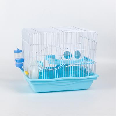 China Breathable Deluxe Castle Shape Double Floor Hamster Cage Equipped With All Hamster Needs for sale