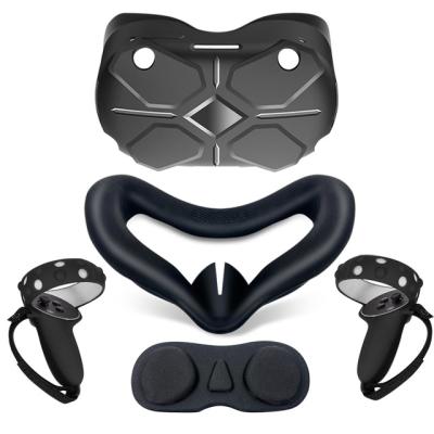 China Comfortable Suitable For Oculus Looking 2 Silicone 5 Piece Set Blindfolds To VR Host Lens Cover Device Inclusive Grip Cover Device for sale