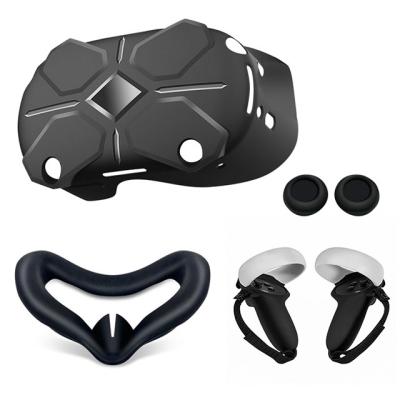 China Comfortable suitable for Oculus Research 2 VR host cover device half-pack handle cover device silicone blindfold rocker cap for sale