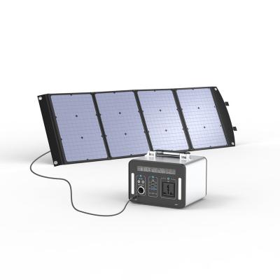 China 300W Solar Panel Charging Portable Solar Generator Power Station with Outdoor Mobile Solar Panel Charging Power Station for sale