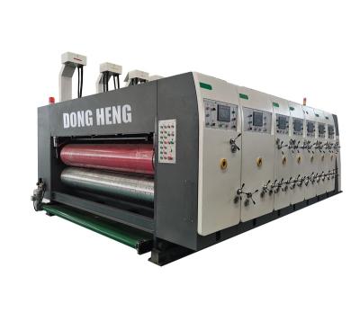 China Food Dongheng 5 color flexo printing machine slot die cutting machine for sale