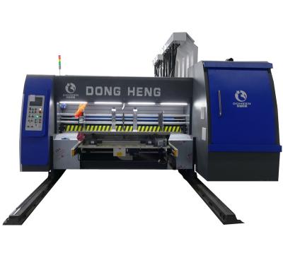 China Hotels dongheng cardboard machine 4 automatic color printing machine slotting die cutting machine for sale for sale