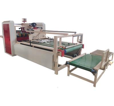 China Corrugated Semi Automatic Food Carton Folding Machine Folder Gluer Machine for sale