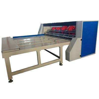 China Semi automatic feeding food dongheng carton machine chain link slotter machine for sale