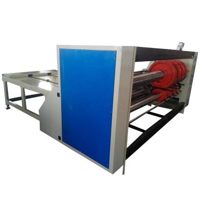 China Food Dongheng Cardboard Slot Machine Corrugated Feeding Chain Link Machine Semi Automatic Machine for sale