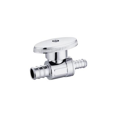 China Home Kitchen KLOE9108 cUPC NSF Approved Electrical 1/2PEX x 3/8Tube Straight - 1/4 Turn Angle Valve Chrome For Toilet Bathroom Kitchen for sale