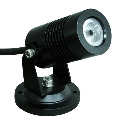 China Garden Black / Silver LED Garden Floodlight With Spike Base DC24V 12V AC220V 3W / 1W for sale