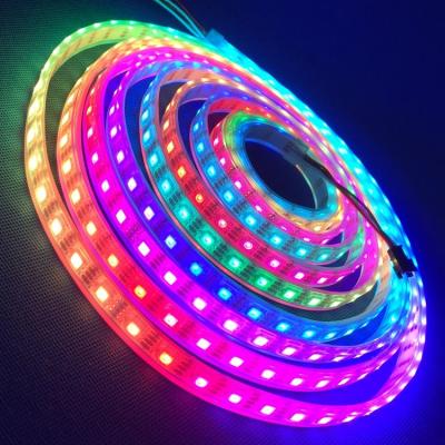 China Digital Apa102 5v Copper RGB Led Strip Dream Color Smart 5050 Pixel Flexible Led Strip for sale