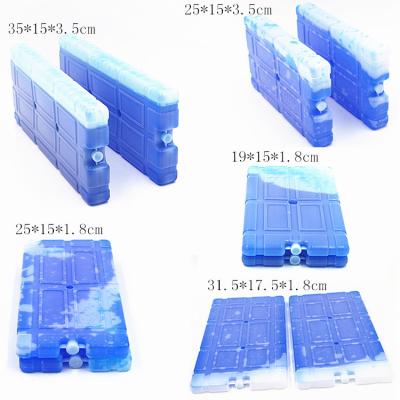 China Niet-giftig voedsel Eutectische koelplaten Gel Polymer koelstenen Voor koeler Doos Voor voedsel Bevroren Te koop