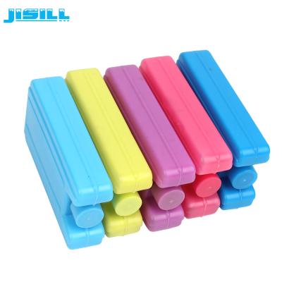 China 100ml BPA liberan las mini bolsas de hielo duras del HDPE ningún bloque de hielo colorido del congelador que se escapa para el bolso del almuerzo en venta