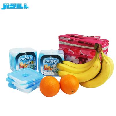 China Rigid Plastic Lunch Ice Pack Food Grade HDPE Buitenmateriaal Met Karton Pakket Voor Voedsel Bevroren Te koop