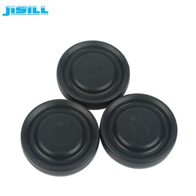 China OEM Reusable Round Beer Holder Cooler Hdpe Hard Plastic 6.4cm X 1.5cm for sale