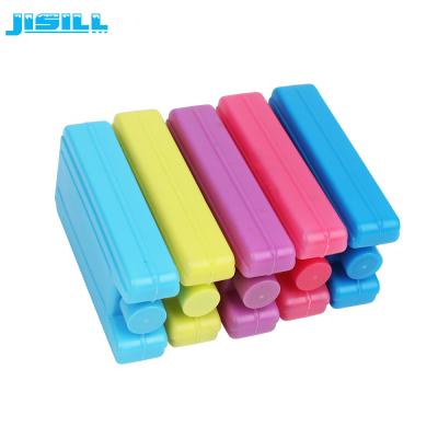 China colorful rigid HDPE food grade colorized plastic ice packs widely use keep cold gel bottle cooler for kids lunch box for sale