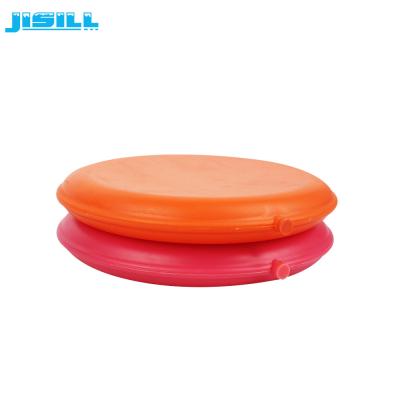 China High Efficiency Durable HDPE Lunch Ice Packs Microwave Reusable Round Shape for sale